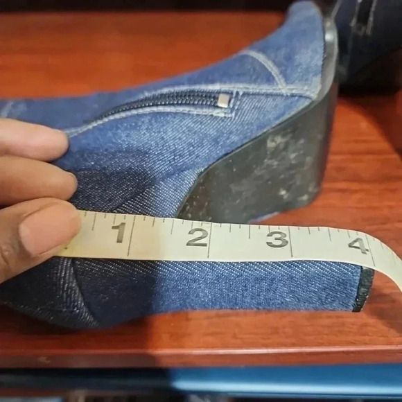 Paprika  Y2k Women's denim boots. Size 8 - Picture 7 of 10